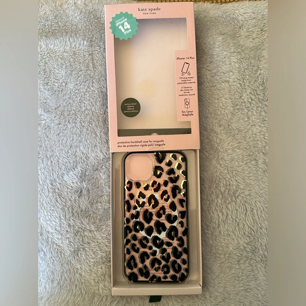 🌟Brand New Kate Spade iPhone 14 Cheetah Phone Case 🌟 - Picture 3 of 7